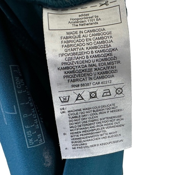 Adidas Womens Design 2 Move 7/8 Tights Sz Large Tec Mineral Black Activewear - Picture 7 of 10